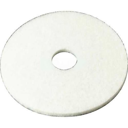 3M Super Polish Pad 410010in, White, 5PK 7000120645